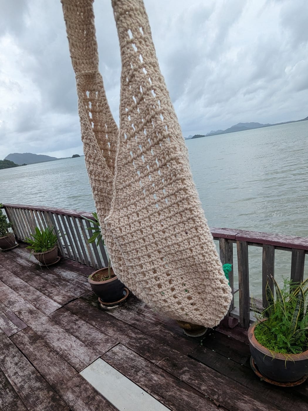 The Long Beach, Open-Net Beach Sling, Natural