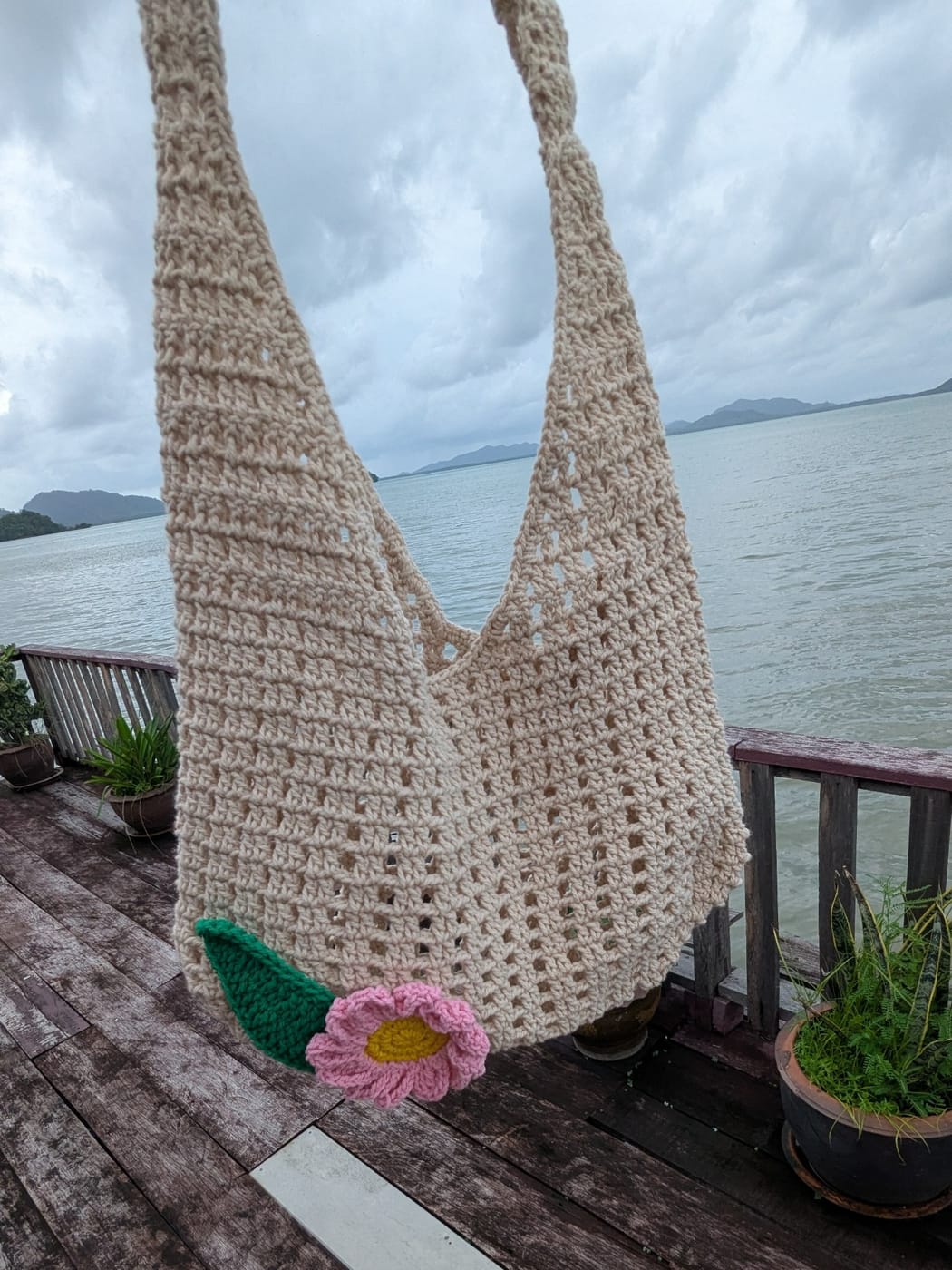 The Long Beach, Open-Net Beach Sling, Natural